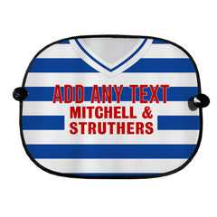 Kilmarnock 1985 Home Shirt - Personalised Retro Football Car Sun Shade - Set of 2