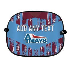 Kilmarnock 1993 Away Shirt - Personalised Retro Football Car Sun Shade - Set of 2