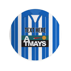 Kilmarnock 1997 Home Shirt - Personalised Drink Coaster - Square Or Circle