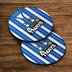 Kilmarnock 1997 Home Shirt - Personalised Drink Coaster - Square Or Circle