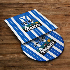 Kilmarnock 1997 Home Shirt - Personalised Drink Coaster - Square Or Circle