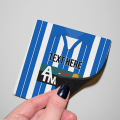 Kilmarnock 1997 Home Shirt - Personalised Drink Coaster - Square Or Circle