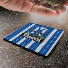 Kilmarnock 1997 Home Shirt - Personalised Drink Coaster - Square Or Circle