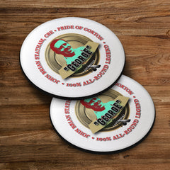 Lancashire George - Cricket Coaster - Circle or Square