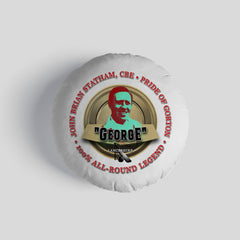 Lancashire Cricket George  - Legend Collection - Circle Cushion 14inch