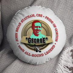 Lancashire Cricket George  - Legend Collection - Circle Cushion 14inch