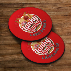 Lancashire Lanky - Cricket Coaster - Circle or Square