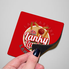 Lancashire Lanky - Cricket Coaster - Circle or Square