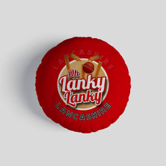 Lancashire Cricket Lanky  - Legend Collection - Circle Cushion 14inch