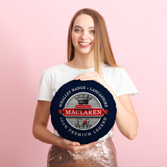 Lancashire Cricket Maclaren  - Legend Collection - Circle Cushion 14inch