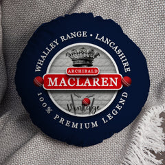 Lancashire Cricket Maclaren  - Legend Collection - Circle Cushion 14inch