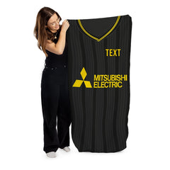 Livingston 1995 Home Shirt - Personalised Lightweight, Microfibre Retro Beach Towel 