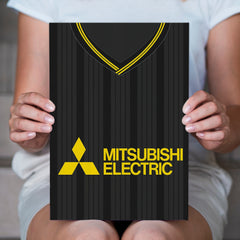 Livingston 1995 Home Shirt - A4 Personalised Metal Sign Plaque