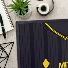 Livingston 1995 Home Shirt - Personalised Retro Door Mat - 60cm x 40cm