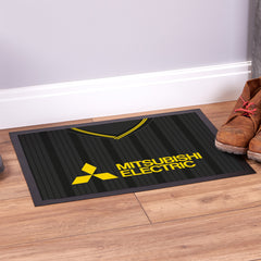 Livingston 1995 Home Shirt - Personalised Retro Door Mat - 60cm x 40cm