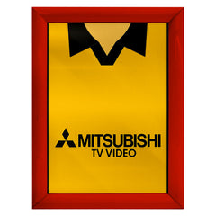 Livingston Retro 1997 Home Shirt - A4 Personalised Metal Sign Plaque - Frame Options Available