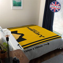 Livingston - 1997 Home - Personalised Retro Fleece Blanket 150cm X 150cm