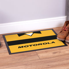Livingston 2001 Home Shirt - Personalised Retro Door Mat - 60cm x 40cm