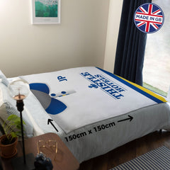 Leeds - 1994 Home Shirt - Retro Fleece Blanket