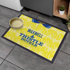 Leeds 1992 Home Shirt - Personalised Retro Door Mat - 60cm x 40cm