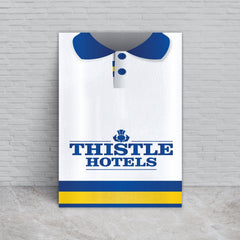 Personalised Leeds 1994 Home Shirt - A4 Metal Sign Plaque