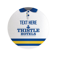 Leeds 1994 Home Shirt - Personalised Drink Coaster - Square Or Circle