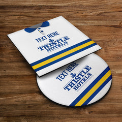 Leeds 1994 Home Shirt - Personalised Drink Coaster - Square Or Circle