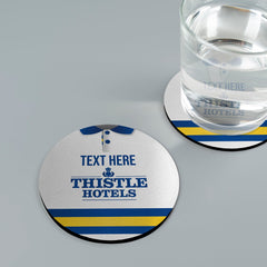 Leeds 1994 Home Shirt - Personalised Drink Coaster - Square Or Circle