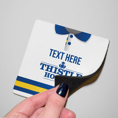 Leeds 1994 Home Shirt - Personalised Drink Coaster - Square Or Circle