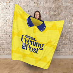 Leeds - 1992 Away Shirt - Retro Fleece Blanket