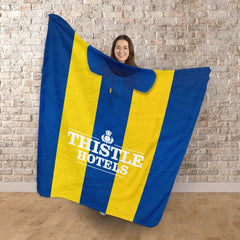 Leeds - 1994 Away Shirt - Retro Fleece Blanket