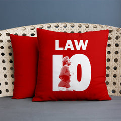 Manchester Red - Law 10 - Cushion - Two Sizes