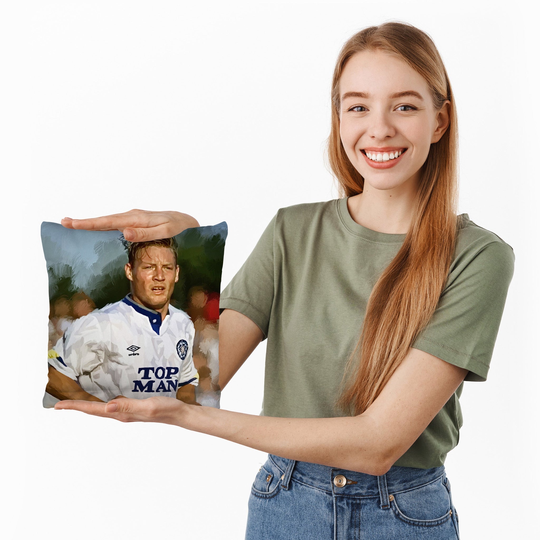 Lee Buccilli - David Batty - Cushion, Three Sizes