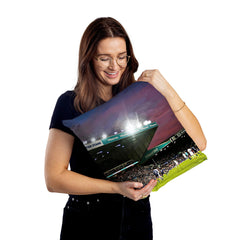 Lee Buccilli - Elland Road at Night - Cushion, Three Sizes