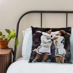 Lee Buccilli - Speed & Batty Celebration - Cushion, Three Sizes