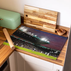 Lee Buccilli - Elland Road at Night - Microfibre Tea Towel