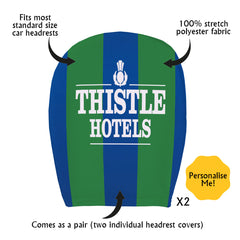 Leeds 1994 Third - Retro Football Shirt - Pack of 2 - Car Seat Headrest Covers