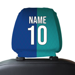 Leicester 1995 Away - Retro Football Shirt - Pack of 2 - Car Seat Headrest Covers