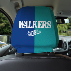 Leicester 1995 Away - Retro Football Shirt - Pack of 2 - Car Seat Headrest Covers