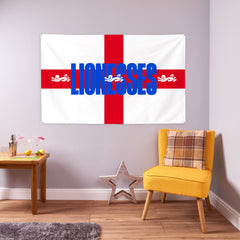 England Lionesses - EURO 2025 - St George's Flag - 3 Sizes!