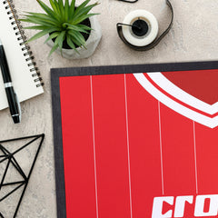 Liverpool 1981 Home Shirt - Personalised Retro Door Mat - 60cm x 40cm