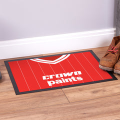 Liverpool 1981 Home Shirt - Personalised Retro Door Mat - 60cm x 40cm