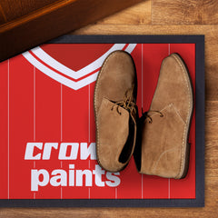 Liverpool 1981 Home Shirt - Personalised Retro Door Mat - 60cm x 40cm