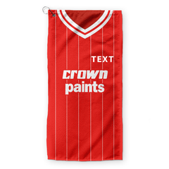 Liverpool Retro - 1981 Home - Retro Lightweight, Microfibre Golf Towel