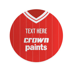 Liverpool 1981 Home Shirt - Personalised Drink Coaster - Square Or Circle