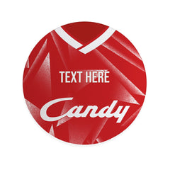Liverpool 1989 Home Shirt - Personalised Drink Coaster - Square Or Circle