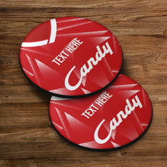 Liverpool 1989 Home Shirt - Personalised Drink Coaster - Square Or Circle