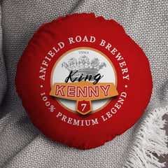 Liverpool Dalglish - Football Legends - Circle Cushion 14inch