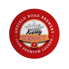 Liverpool Dalglish - Football Coaster - Square Or Circle