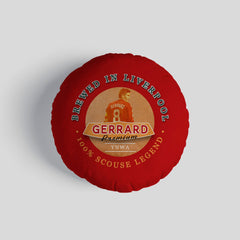 Liverpool Gerrard - Football Legends - Circle Cushion 14inch